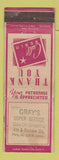 Matchbook Cover - Gray's Super Service oil gas Peru IL ARROW STAMPED