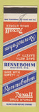 Matchbook Cover - Rennebohn Drug Store Madison WI SAMPLE