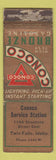 Matchbook Cover - Conoco oil gas Twin Falls ID POOR STRIKER