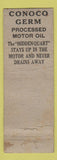 Matchbook Cover - Conoco oil gas Twin Falls ID POOR STRIKER