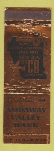 Matchbook Cover - Nodaway Valley Bank Maryville MO