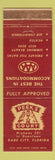 Matchbook Cover - Peek's Motor Court Dade City FL WEAR