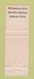 Matchbook Cover - Hennie Pennie's Restaurant Clearlake Highlands CA WEAR