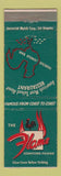 Matchbook Cover - The Flame Restaurant Phoenix AZ