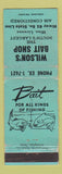Matchbook Cover - Wilson's Bait Shop WORN