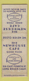 Matchbook Cover - Newhouse Cafe Long Beach cA WEAR BOBTAIL