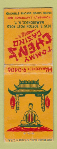 Matchbook Cover - Tommy Chen's Casino Mamaroneck NY BOBTAIL WEAR