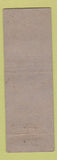 Matchbook Cover - Gold Cross Shoes Huber Seymour IN WEAR