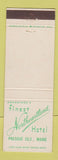 Matchbook Cover - Northeastland Hotel Presque Isle ME