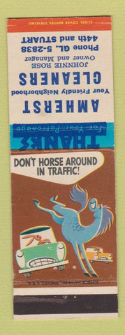 Matchbook Cover - Amherst Cleaners