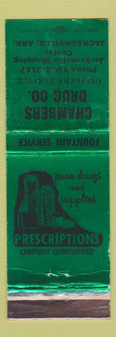 Matchbook Cover - Chambers Drug Jacksonville AR