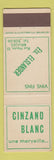 Matchbook Cover - Cinazno Blanc Ets Elslander Belgium Bruges