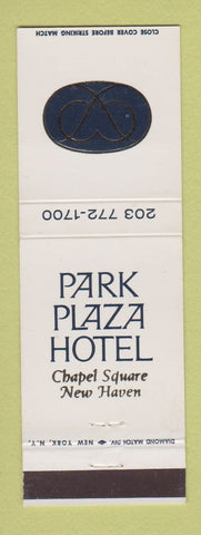 Matchbook Cover - Park Plaza Hotel New Haven CT