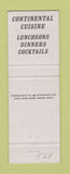Matchbook Cover - Coq d Or San Francisco CA