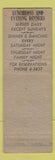 Matchbook Cover - Shriners Temple Des Moines IA WEAR