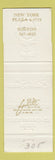 Matchbook Cover - Edith Lances New York City Boston MA