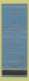 Matchbook Cover - Seerley's Cafe Gillette WY WEAR