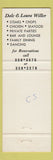 Matchbook Cover - Country Inn Supper Club Douglas WY