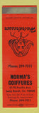 Matchbook Cover - Norma's Coiffures Salon Long Beach CA SAMPLE