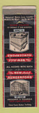 Matchbook Cover - New Hotel Hungerford Portland OR Seattle WA WEAR