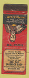 Matchbook Cover - Red Cap Sandwich Shop Bloomfield Hills MI WORN