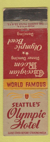 Matchbook Cover - Olympic Hotel Seattle WA WEAR