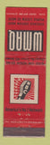 Matchbook Cover - WMAQ Radio Chicago IL WEAR
