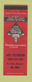 Matchbook Cover - Steelcote Paints Varnishes Jack Spethmann St Louis MO