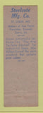 Matchbook Cover - Steelcote Paints Varnishes Jack Spethmann St Louis MO