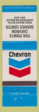 Matchbook Cover - Five Point Chevron oil gas Huntington Beach CA