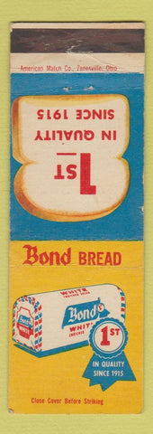 Matchbook Cover - Bond Bread