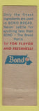 Matchbook Cover - Bond Bread