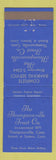 Matchbook Cover - Thomsonville Trust Company CT Somers