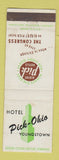 Matchbook Cover - Hotel Pick Ohio Youngstown OH