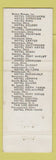 Matchbook Cover - Hotel Pick Ohio Youngstown OH