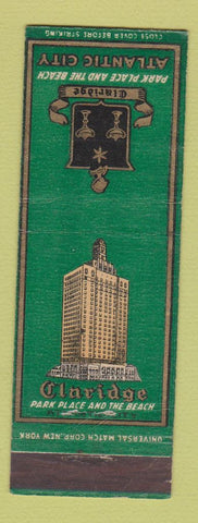 Matchbook Cover - Claridge Hotel Atlantic City NJ