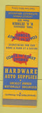 Matchbook Cover - Coast to Coast Hardware York NE HA Zethren