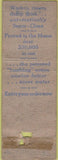 Matchbook Cover - Bendix Laundry Los Angeles CA POOR