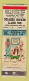 Matchbook Cover - Big Boy's Repair Service hillbilly WORN