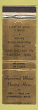 Matchbook Cover - Lynnwood Manor Nursing Home Lynnwood WA