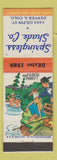 Matchbook Cover - Springless Shade Company Denver Colorado hillbilly