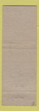 Matchbook Cover - Springless Shade Company Denver Colorado hillbilly