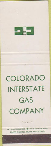 Matchbook Cover - Colorado Interstate Gas Co