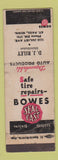 Matchbook Cover - Bowes Fast Seal DJ Riley St Paul MN WEAR