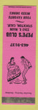 Matchbook Cover - Pepe's Club Stockton CA Mexican Food SAMPLE WEAR