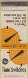 Matchbook Cover - GE Time Switches WEAR