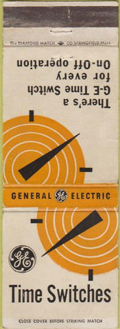 Matchbook Cover - GE Time Switches WEAR