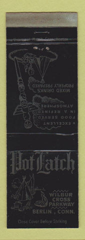 Matchbook Cover - Pot Latch Berlin CT restaurant