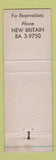 Matchbook Cover - Pot Latch Berlin CT restaurant