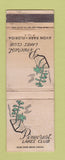 Matchbook Cover - Pinecrest Lakes Club Avon Park FL WORN